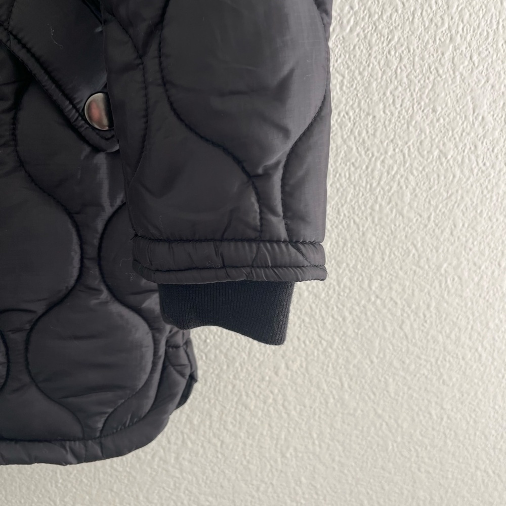 AVEC LES FILLES | Fall Heritage Quilted Bomber Jacket Coat in Black | Size XS - Picture 5 of 13